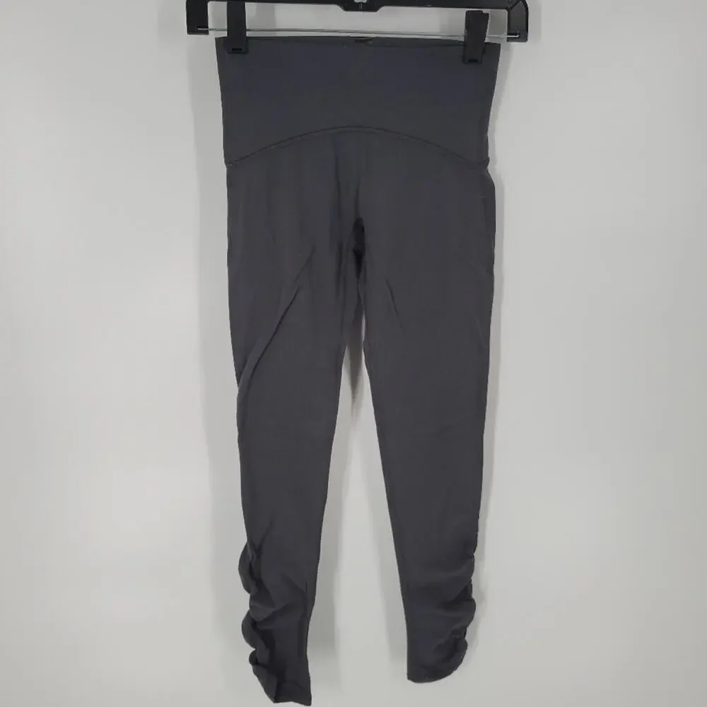 Ivivva Grey Align Rouched Ankle Leggings 10